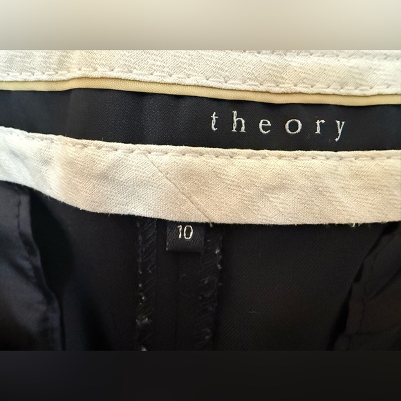 Theory Black Women's Pants, Size 10 - Picture 6 of 13